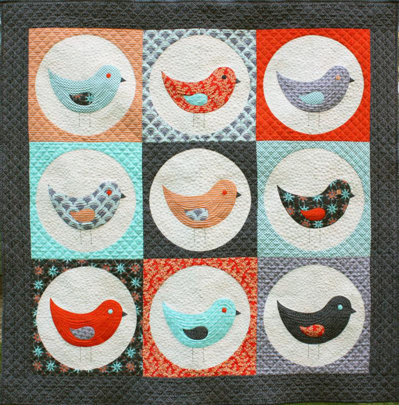 Nine Birds Quilt Pattern by Emma Jean Jansen